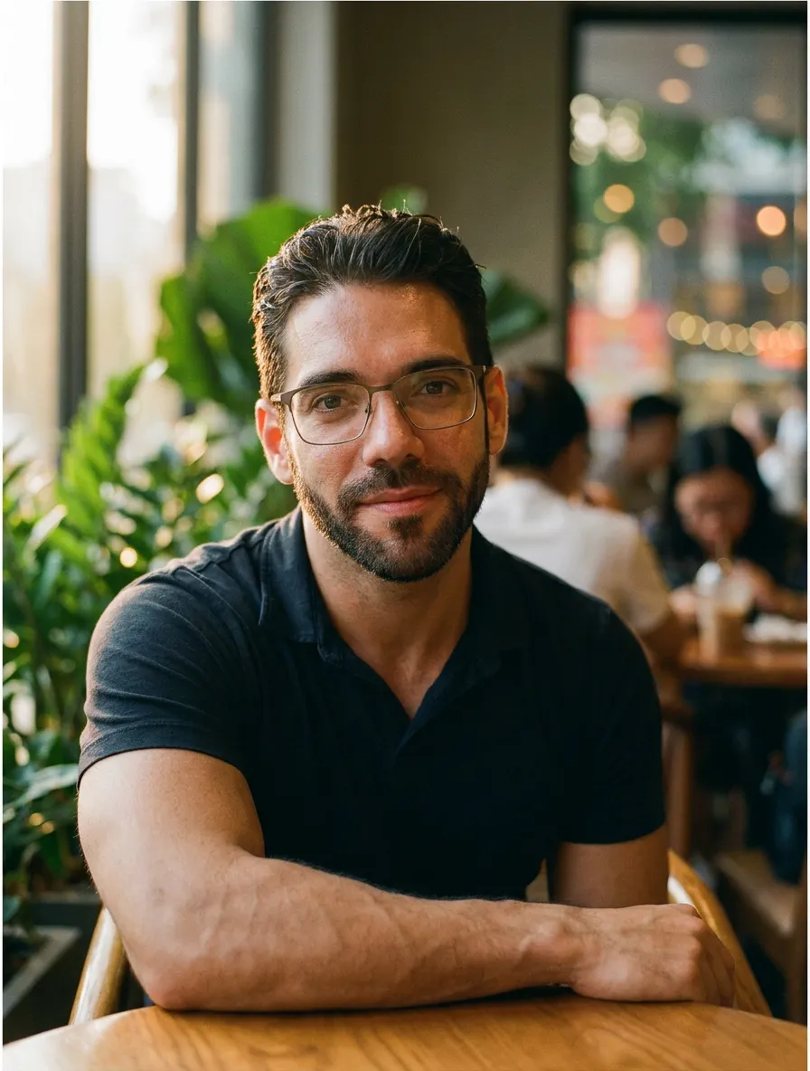 Portrait of Michael Linhardt, CEO & Co-founder of SOPAI